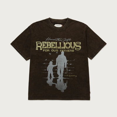 Rebellious For Our Fathers Ss Tee Black