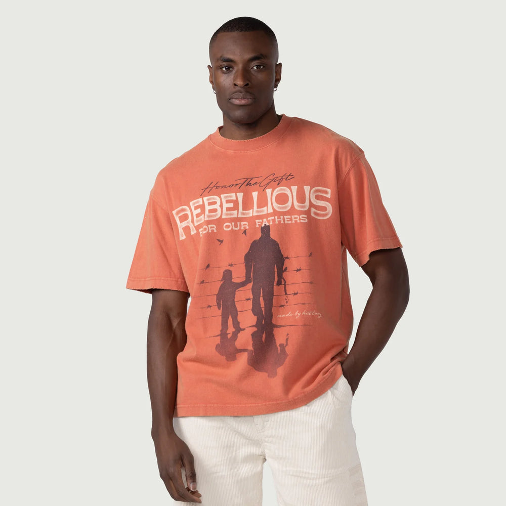 Rebellious For Our Fathers Ss Tee Brick