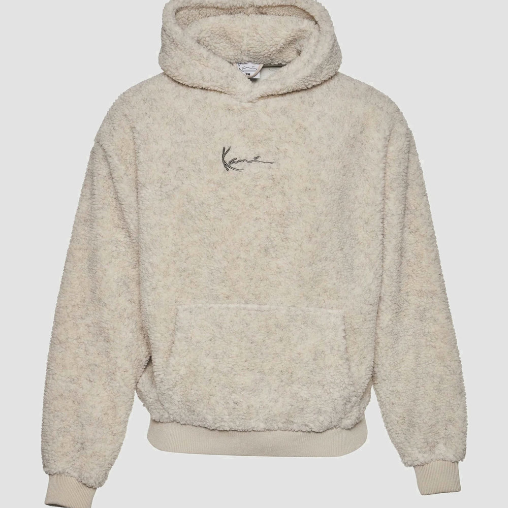 Kk Metal Signature Teddy Os Hoodie Off White