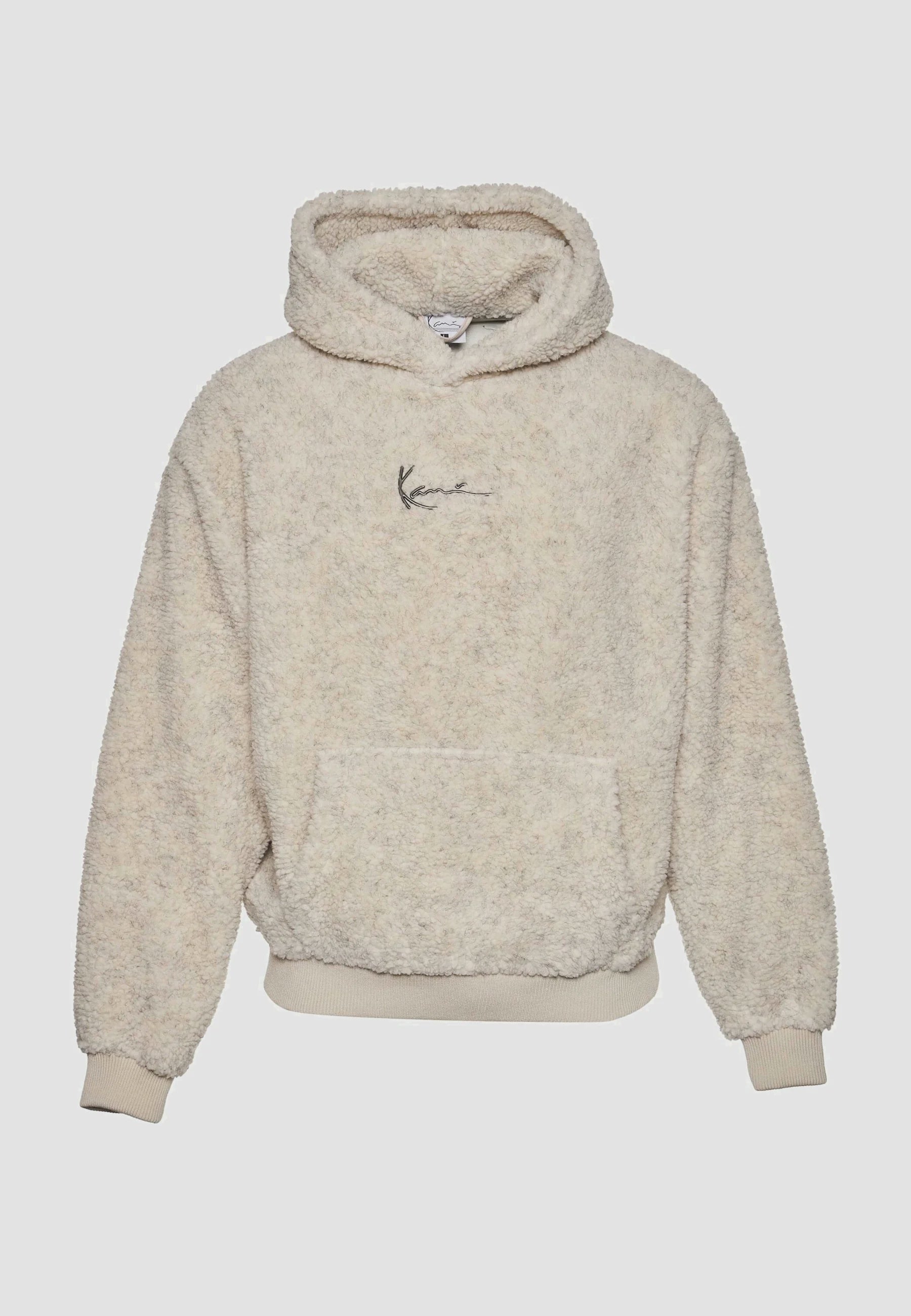 Kk Metal Signature Teddy Os Hoodie Off White