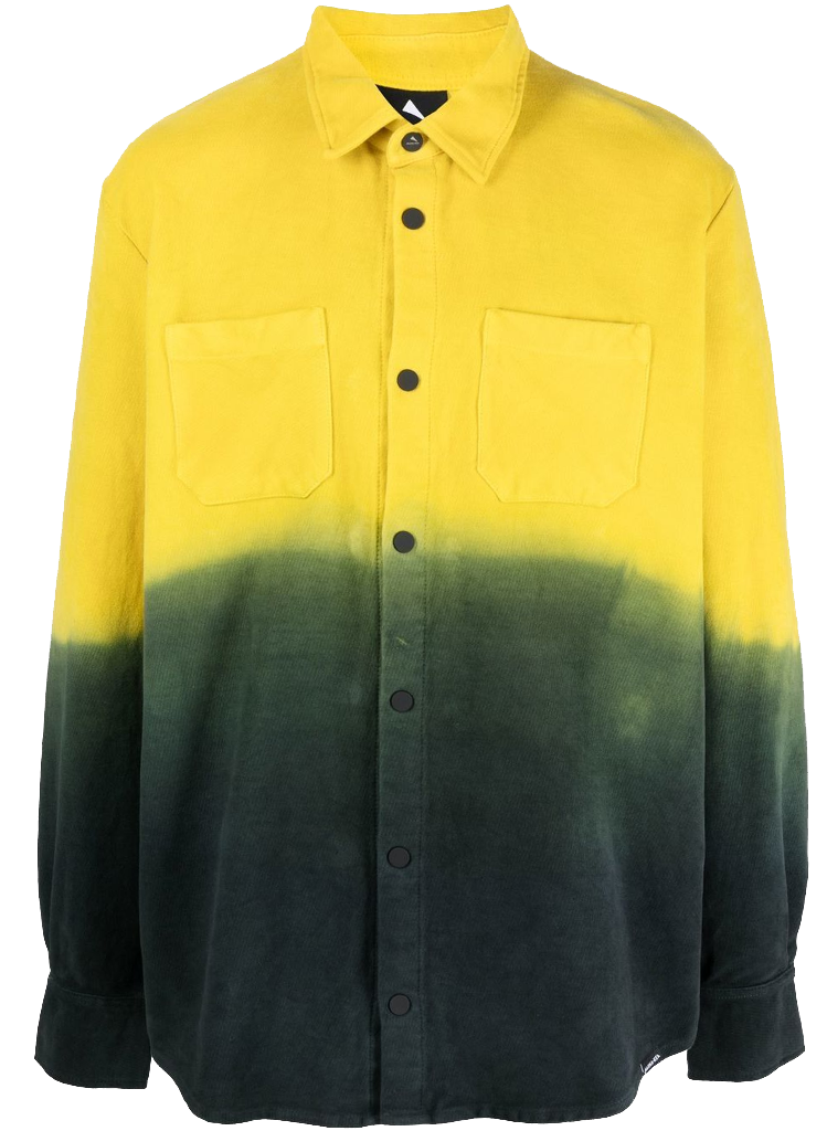 CHECKED DEGRADE SHIRT YELLOW