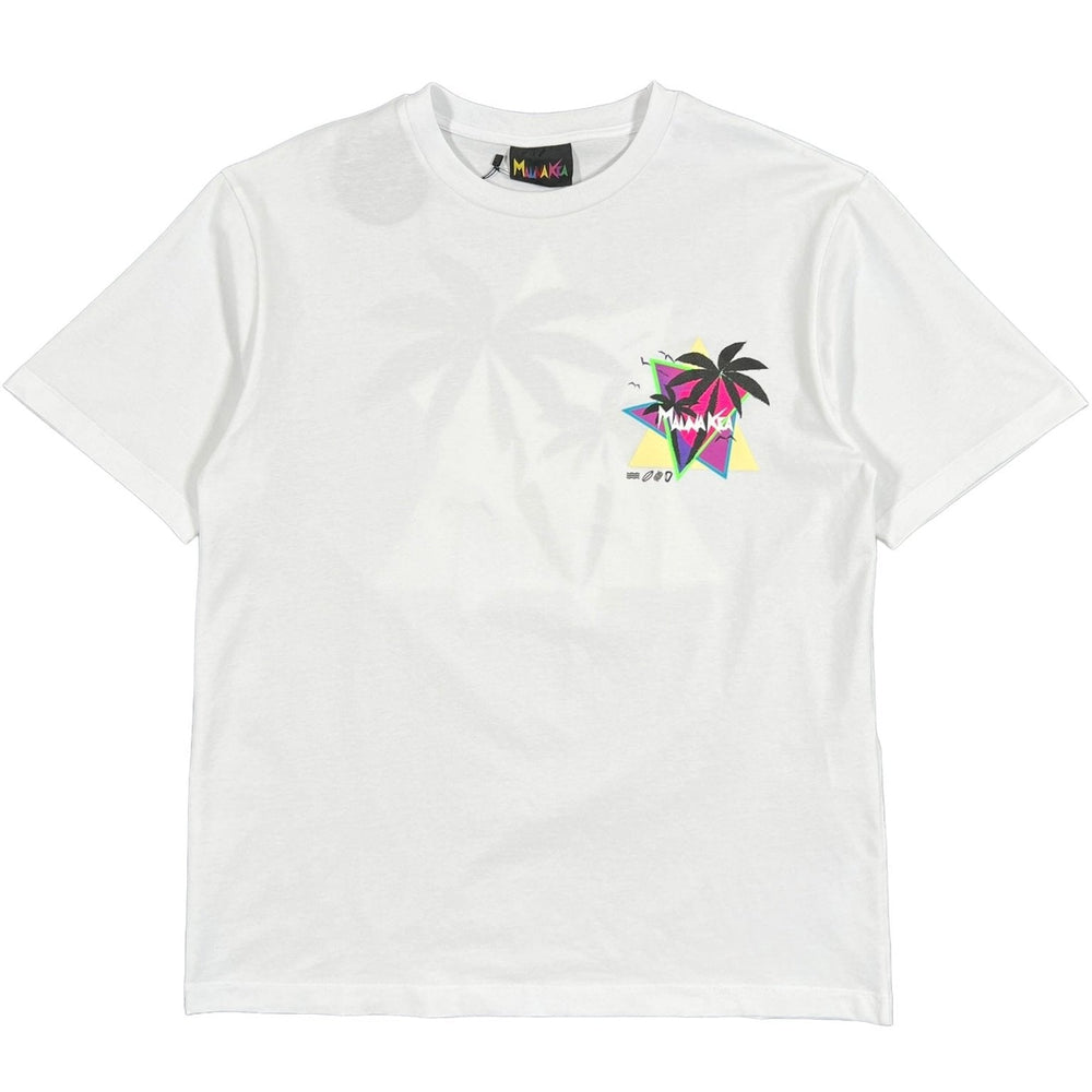 Sunset Palms T Shirt White