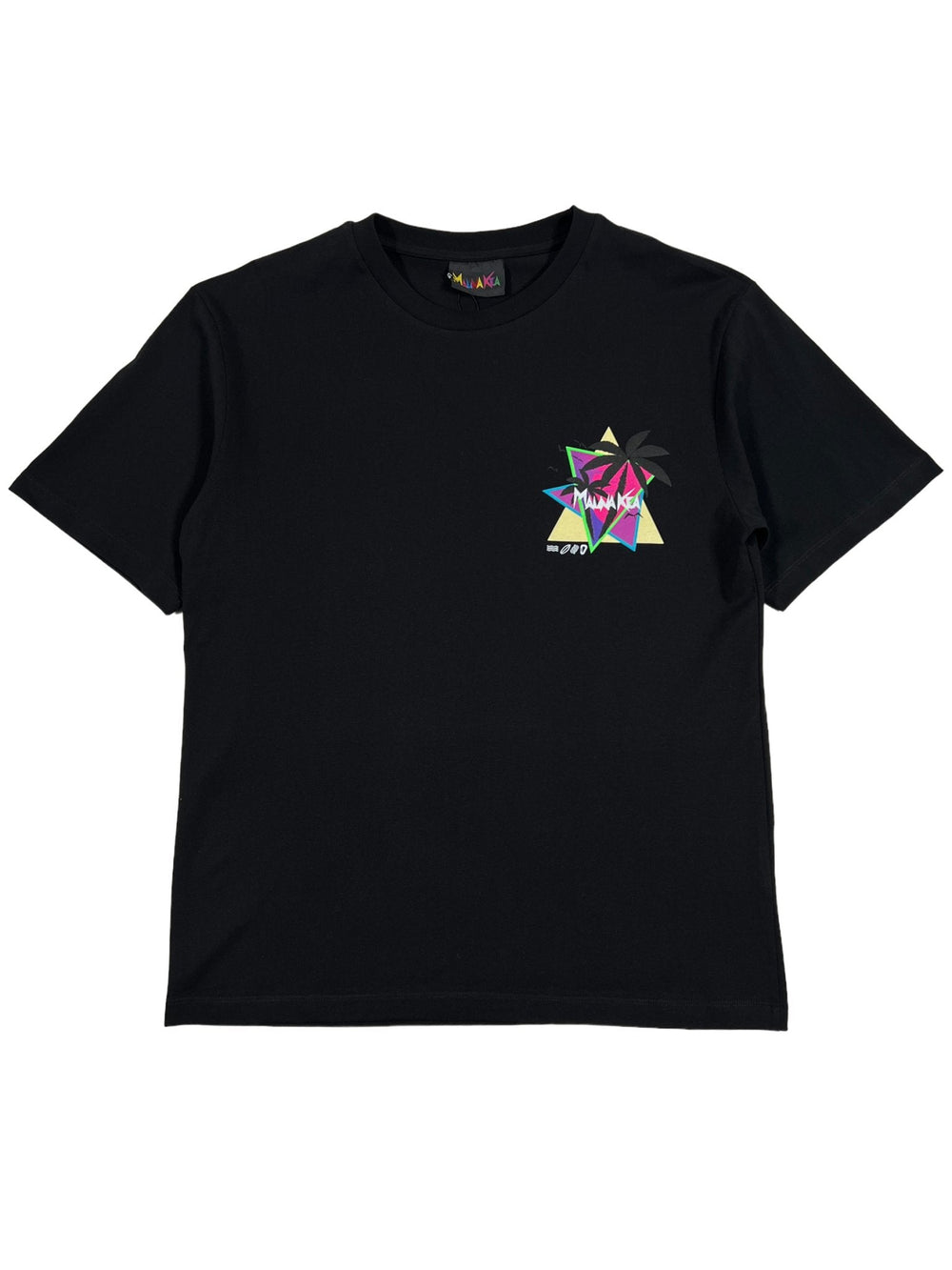 Sunset Palms T Shirt Black