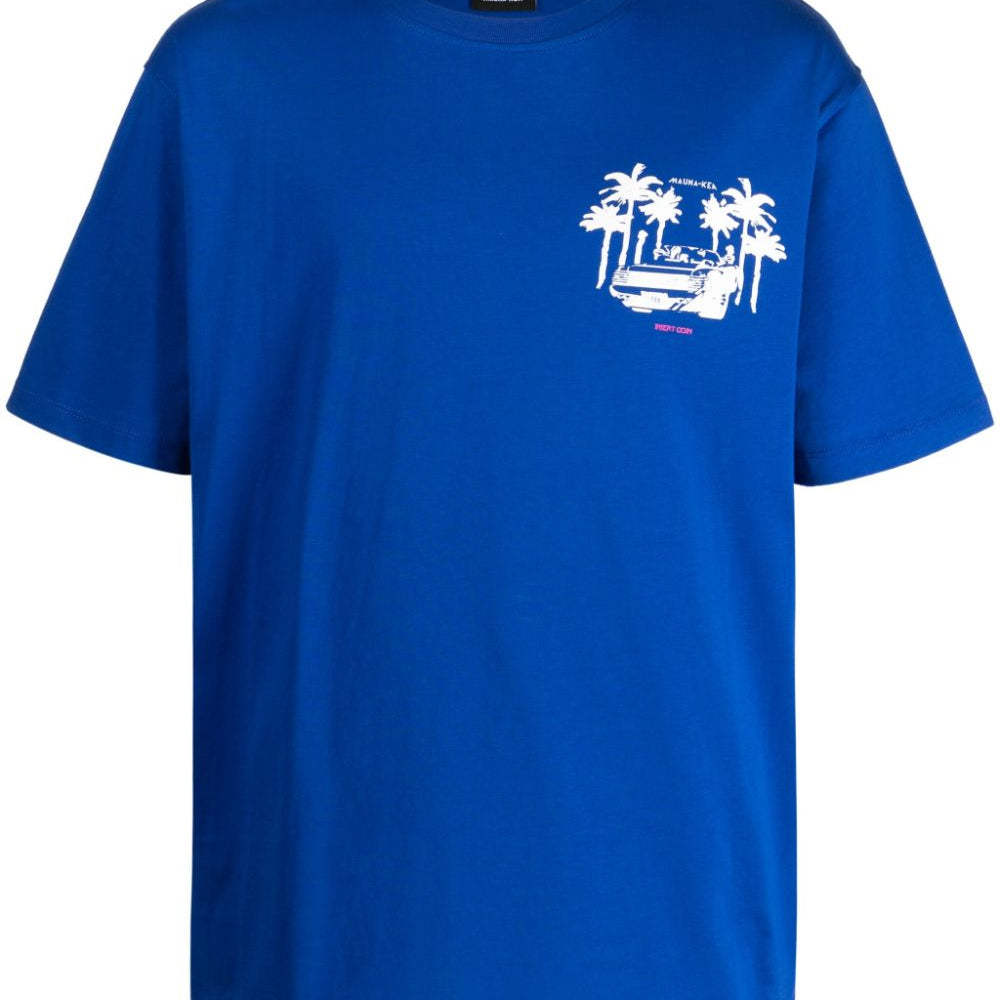 Outrun T Shirt Blue