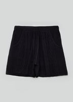 CHARLIE KNIT SHORTS BLACK