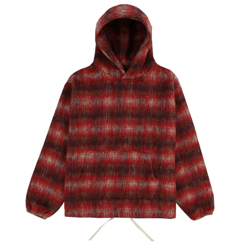 NAMELESS PONCHO HOODIE RED