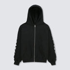 Oe Zip Up Hoodie Black