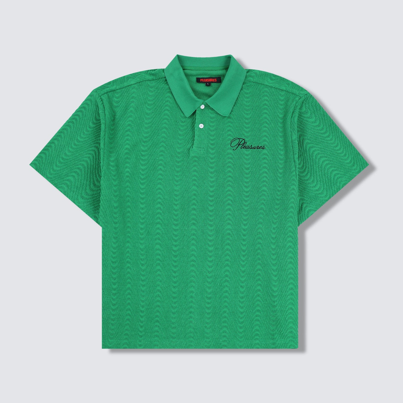 Zen Terry Boxy Polo Green