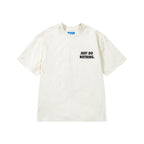 Just Do Nothing Fall T Shirt ecru