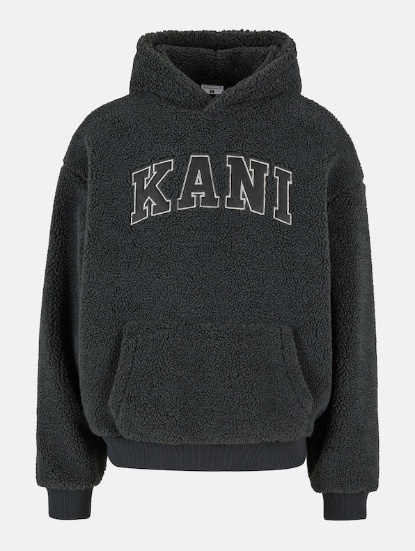 Serif Teddy Hoodie anthracite