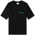 Logo print short sleeve Tshirt Black