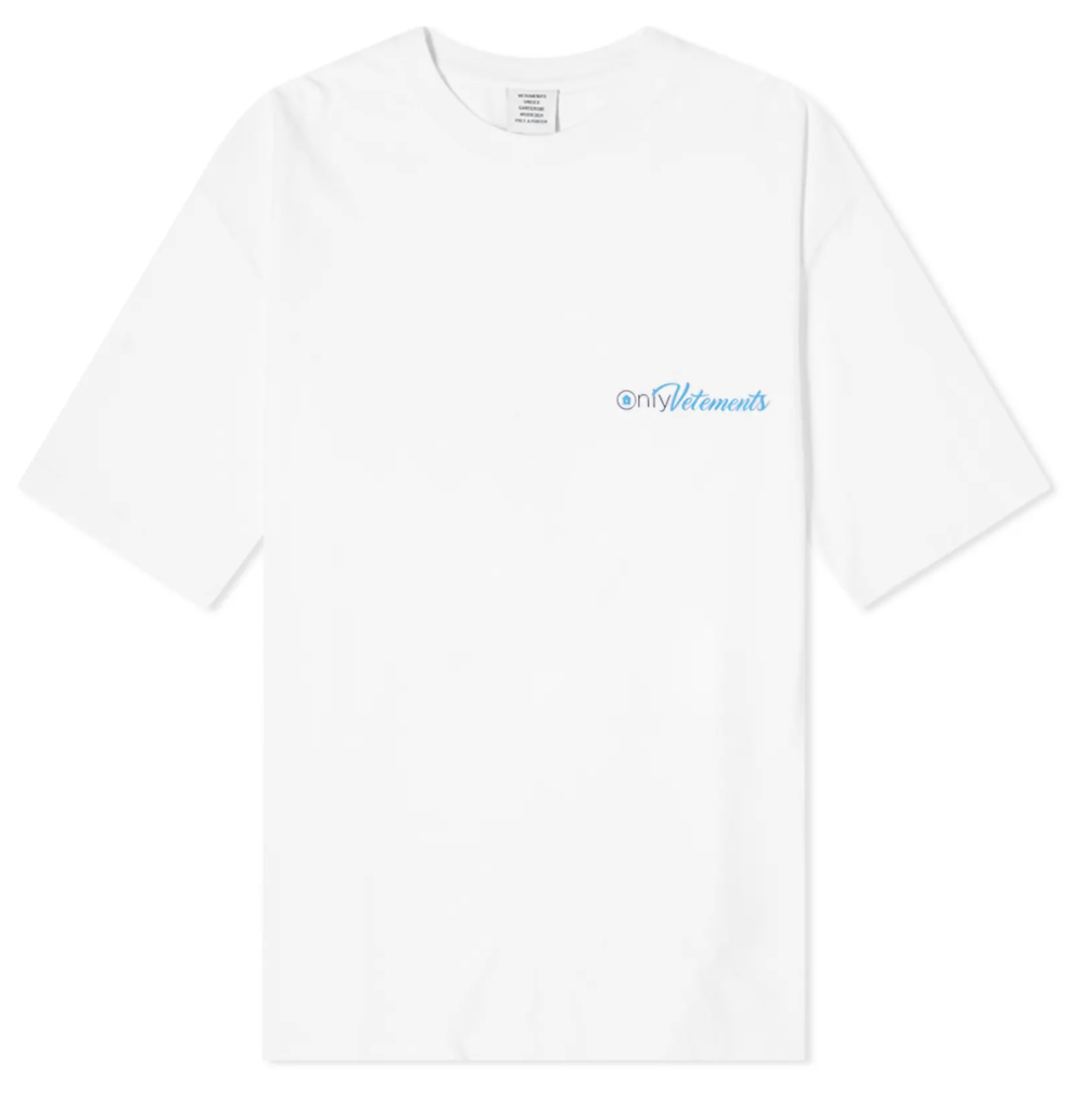 Logo print short sleeve Tshirt White