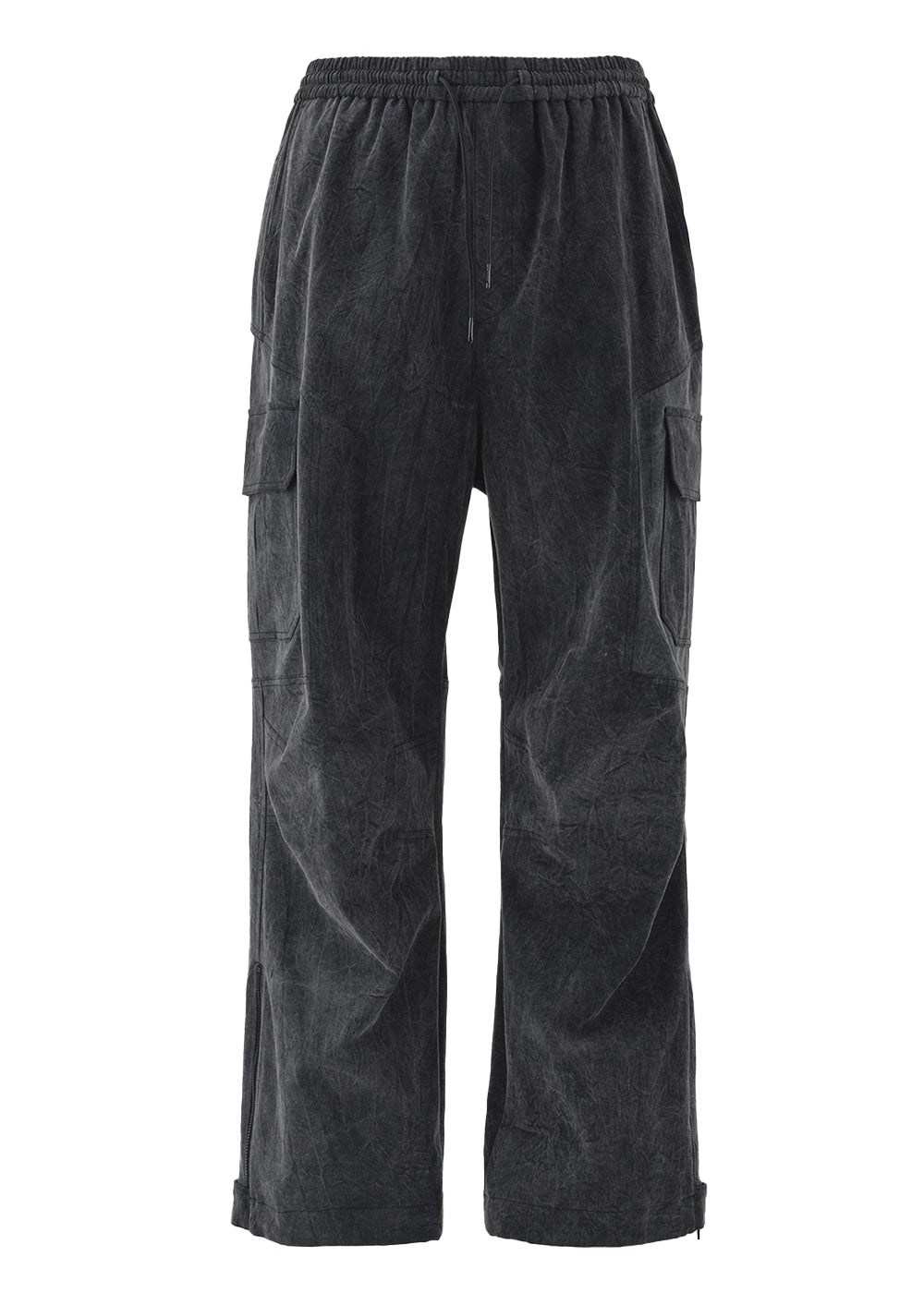 Cotton Cargo Pants Grey