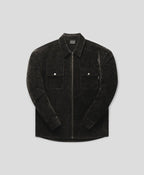 Hakim Velvet Ls Shirt Black