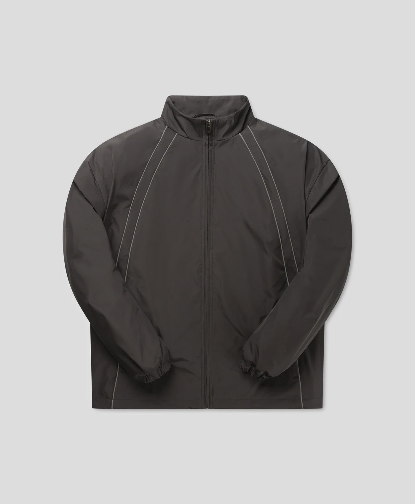 Taye Logo Relaxed Track Jacket Obsidian Black