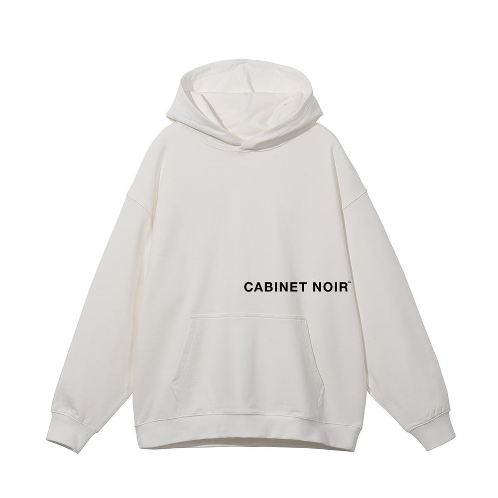 Aw23 Side Logo Hoodie White