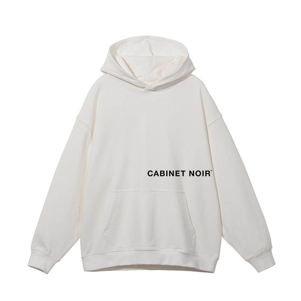 Aw24 Side Logo Hoodie White