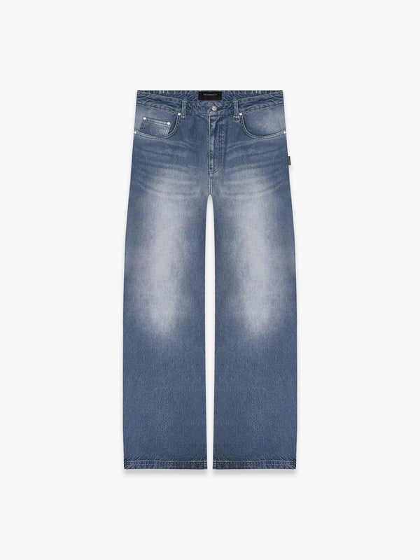 Essential Baggy Denim  Stone Blue