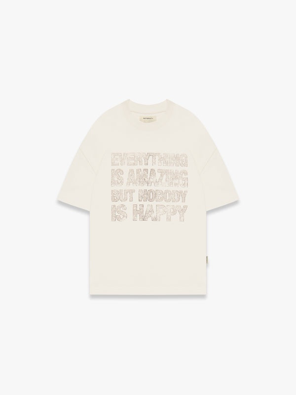 Quote Tshirt  Cream