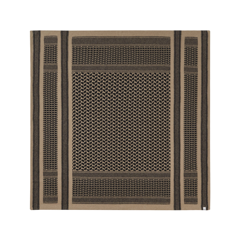 Cashmere Mixed Shemagh Tan