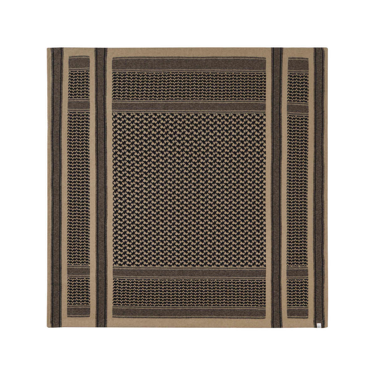Cashmere Mixed Shemagh Tan