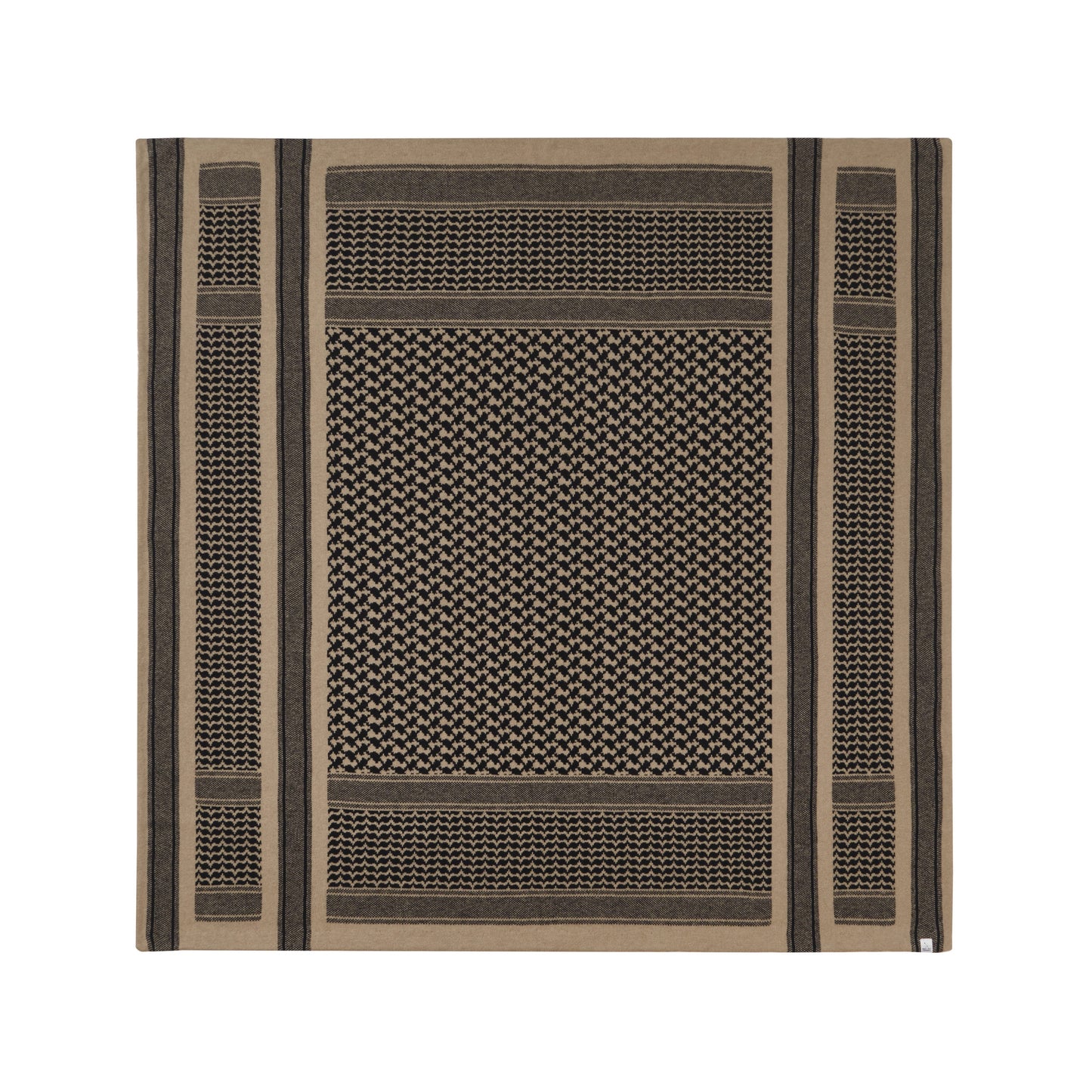 Cashmere Mixed Shemagh Tan