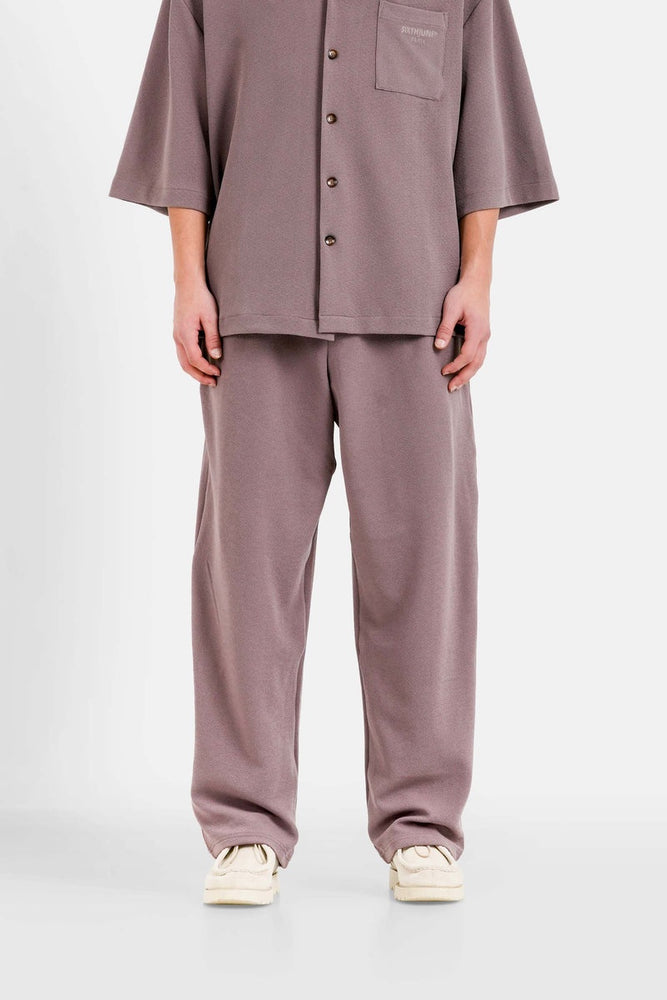 Pants Resort Crepe Fabric 12748 Brow