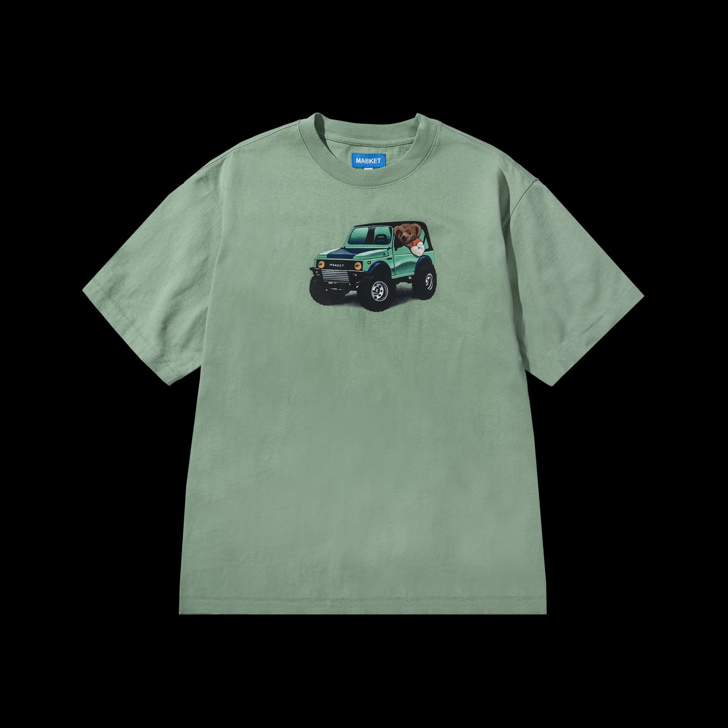 4X4 Bear T Shirt Basil