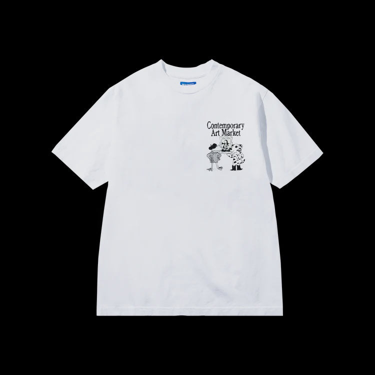 Smiley Museum Uv T Shirt White
