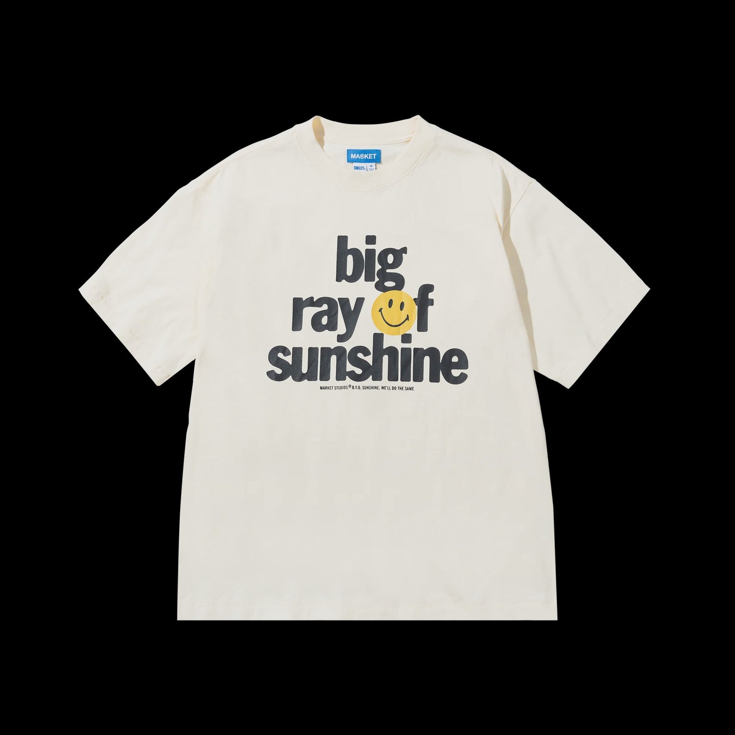 Smiley Sunshine T Shirt Butter Cream