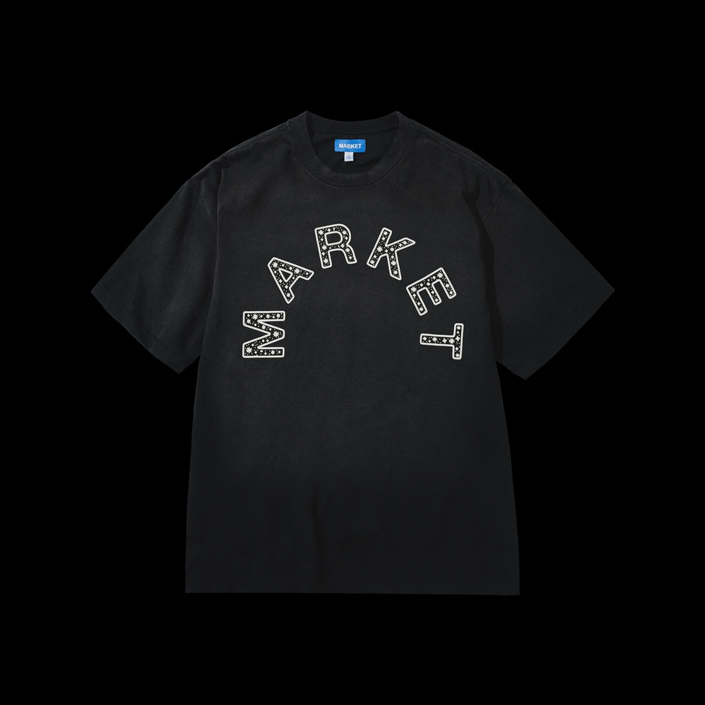 Starry Arc T Shirt Jet Set Black