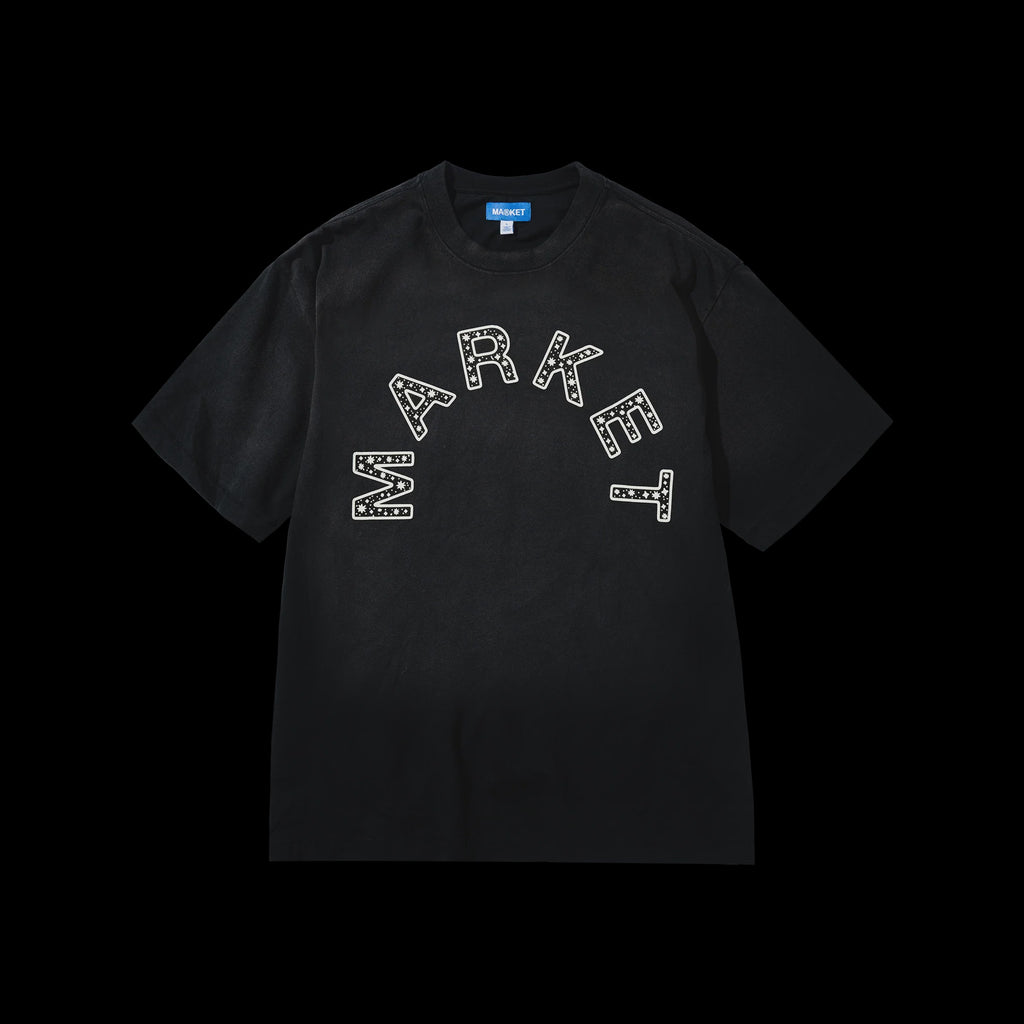 Starry Arc T Shirt Jet Set Black