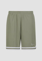 Small Signature Mesh Shorts Green