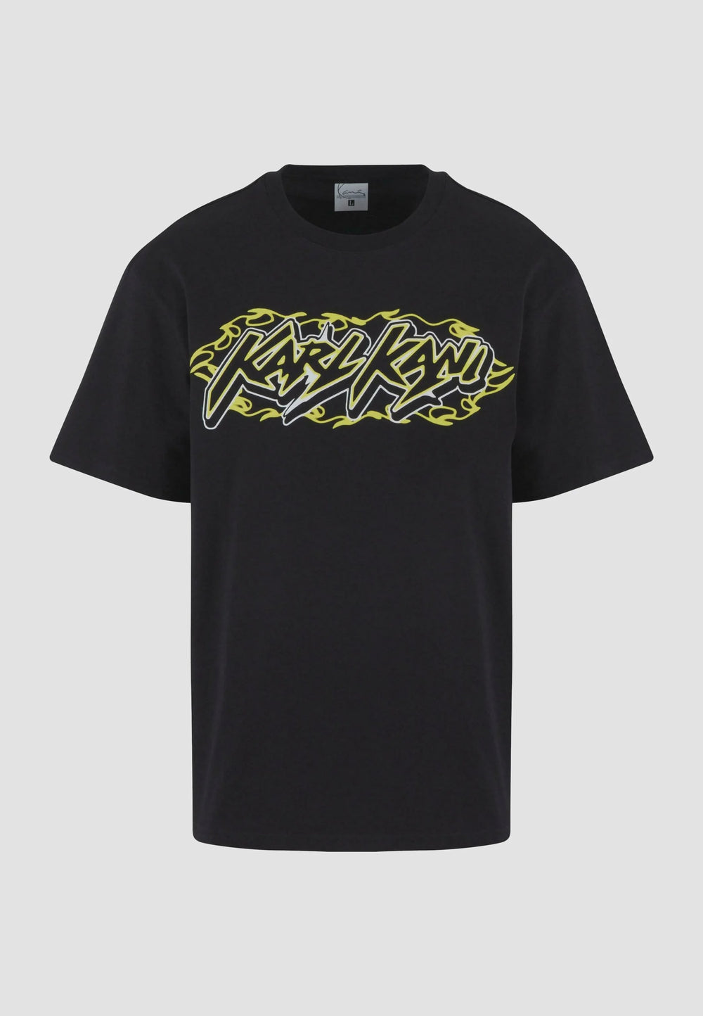Woven Signature Kani Heat Tee Black Lime