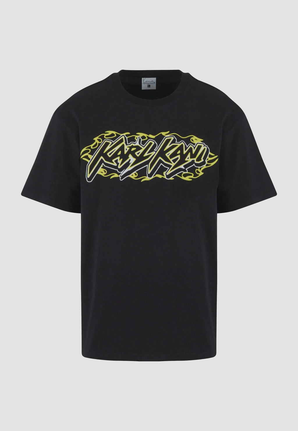 Woven Signature Kani Heat Tee Black Lime