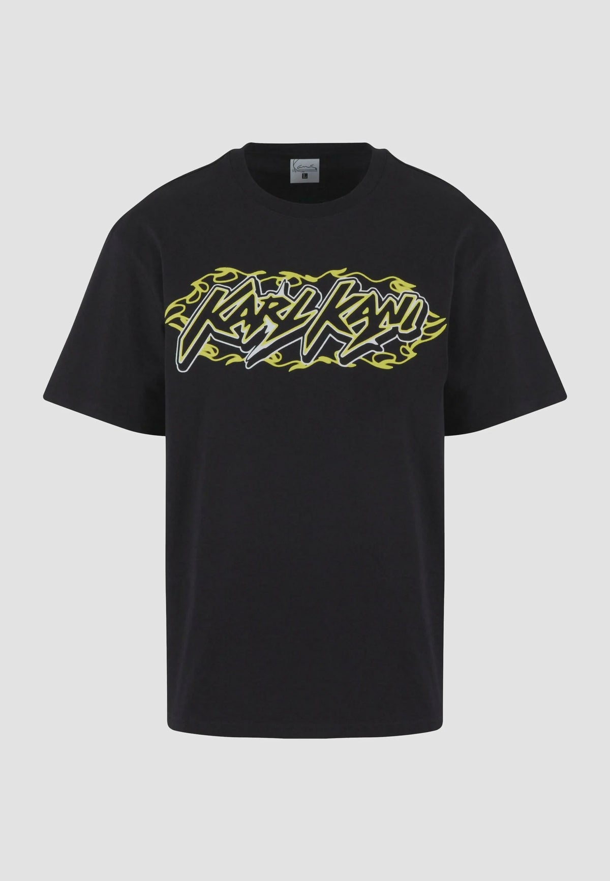 Woven Signature Kani Heat Tee Black Lime