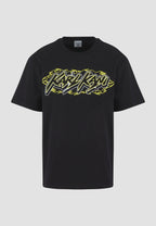 Woven Signature Kani Heat Tee Black Lime