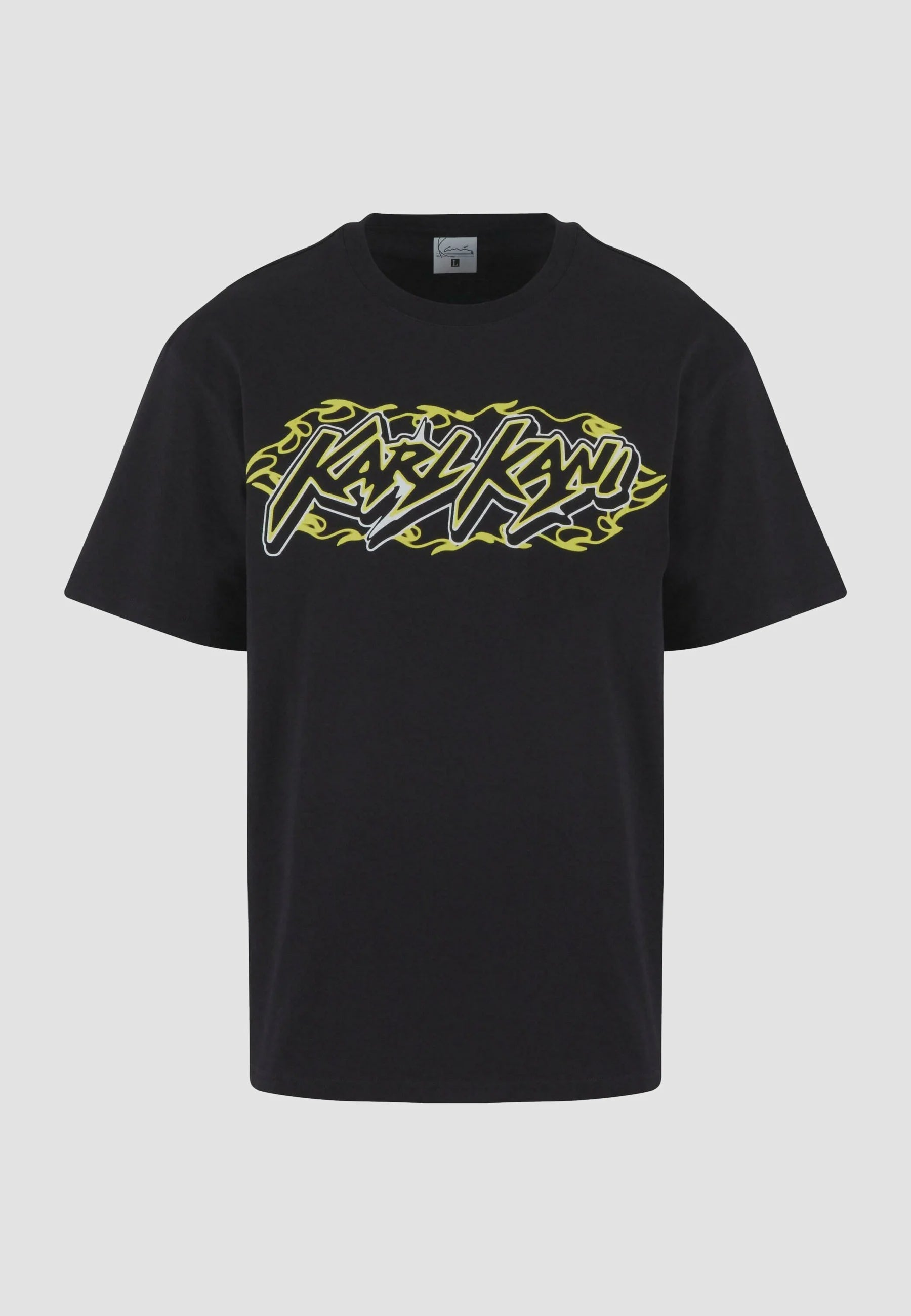 Woven Signature Kani Heat Tee Black Lime