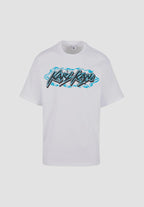 Woven Signature Kani Heat Tee White Blue