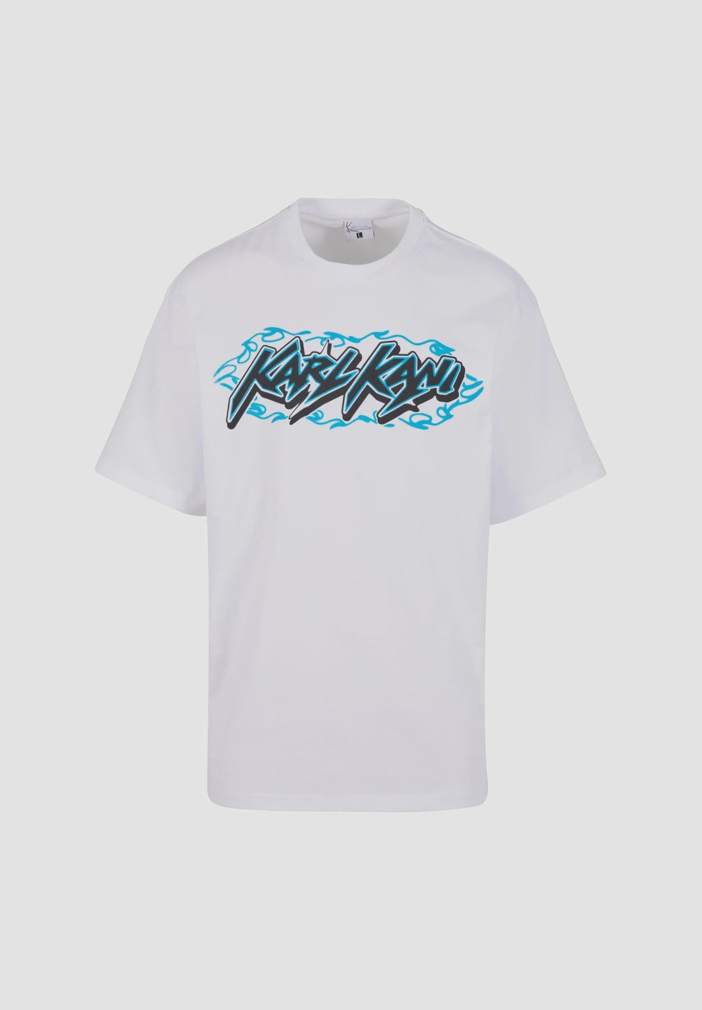 Woven Signature Kani Heat Tee White Blue
