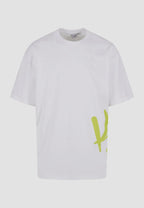 Woven Signature Kani Tag Tee White Lime