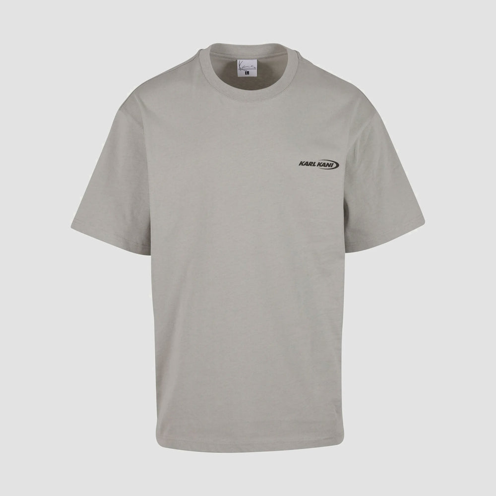 Woven Signature Resist Love Tee Light Grey