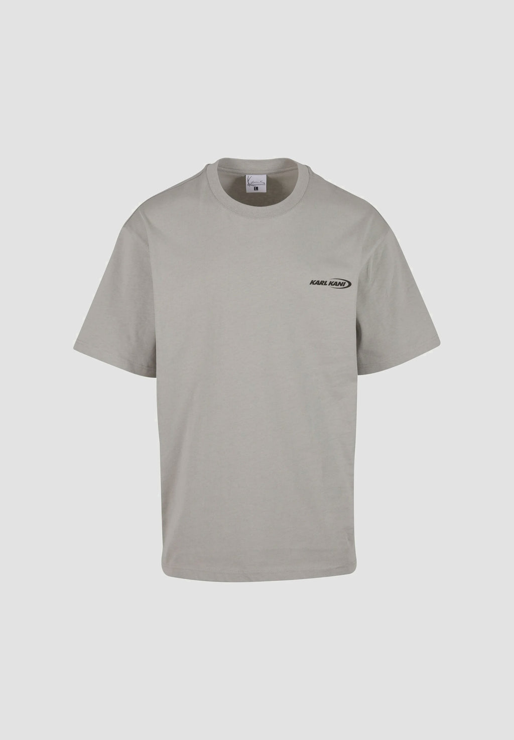 Woven Signature Resist Love Tee Light Grey