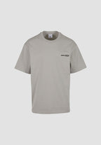 Woven Signature Resist Love Tee Light Grey