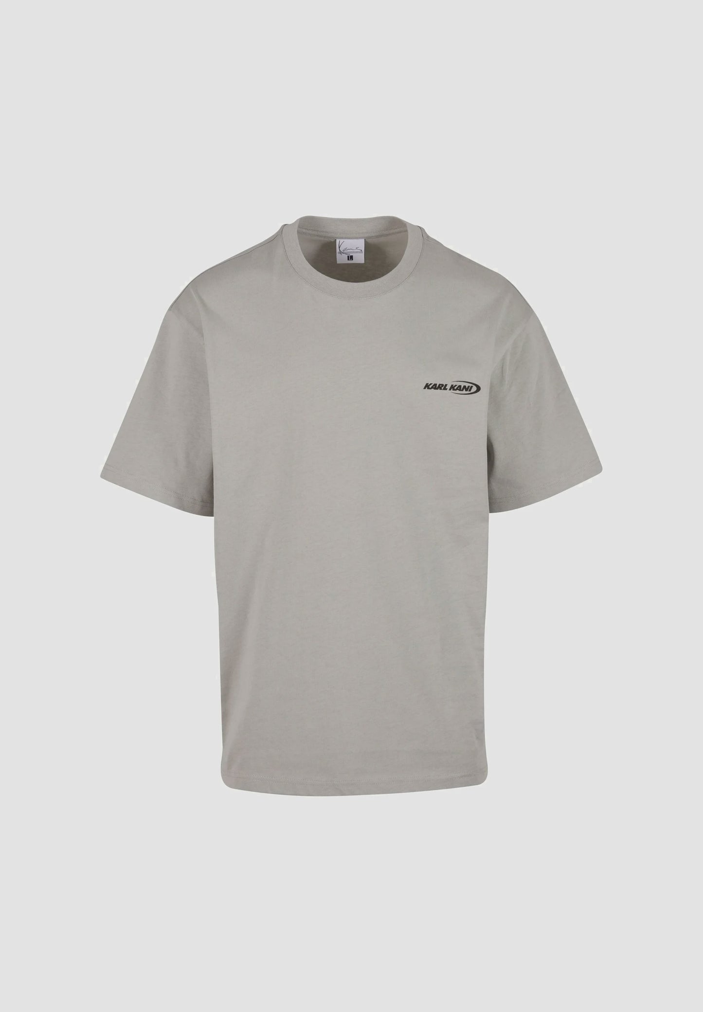 Woven Signature Resist Love Tee Light Grey