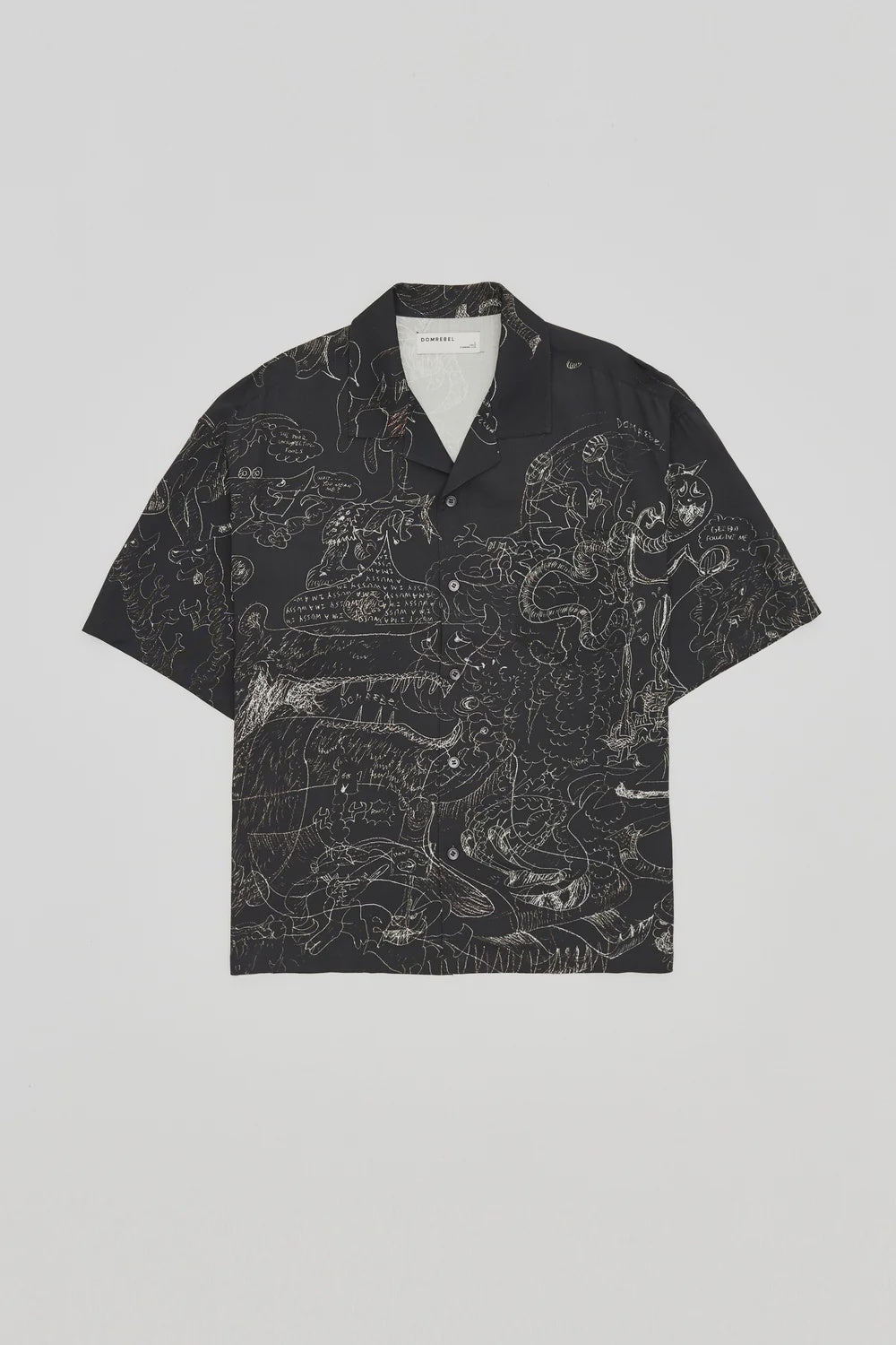 Utopia Camp Collar Shirt Black
