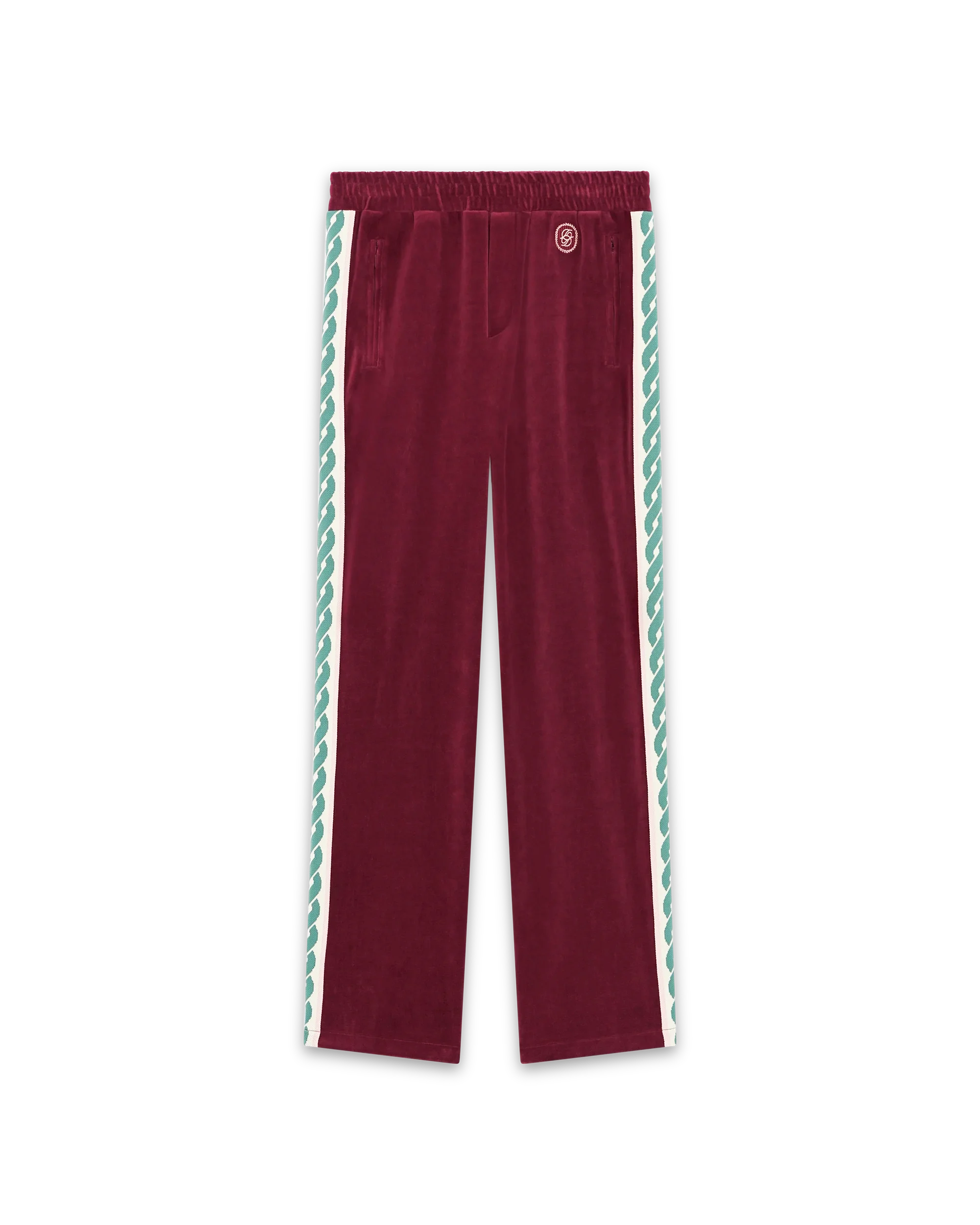 Le Pantalon Survetement Velours Wine