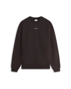 Le Sweatshirt Slogan Classique Dark Brown
