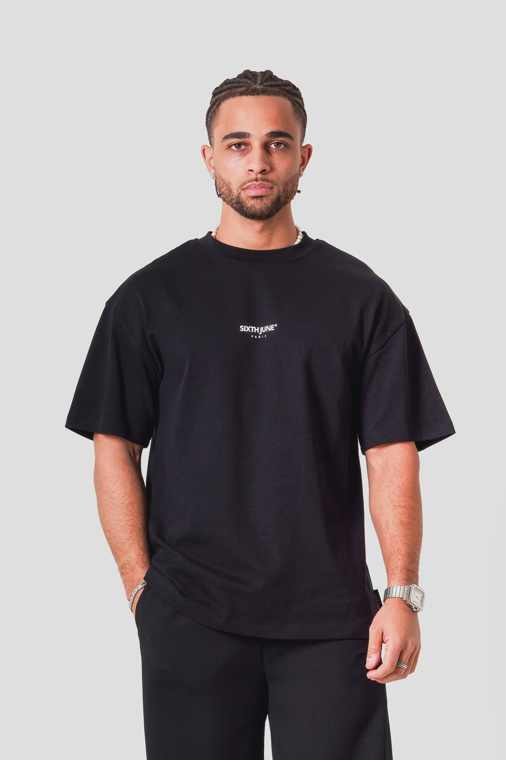 Gallery Energy Flower Graphic Tee 25981 Blac