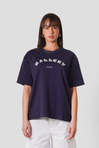 Gallery Lace Applique Tee 34811 Navy